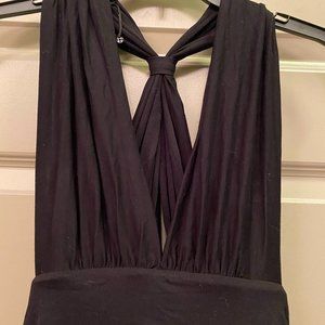 White House Black Market Sleeveless Black Top